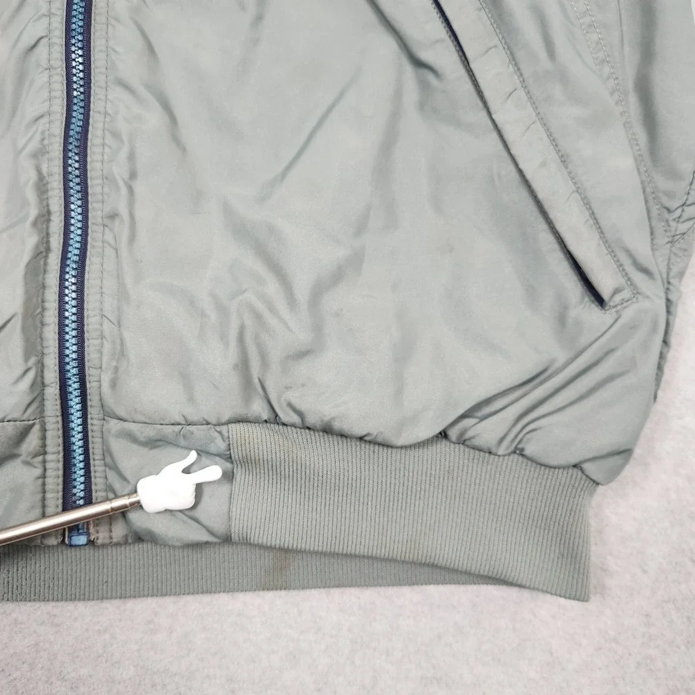 Vintage Patagonia Jacket Mens Large Green Shelled Synchilla Fleece Lined 90s USA